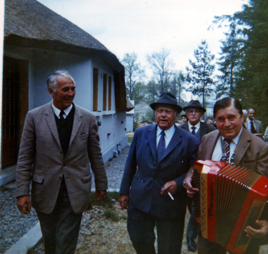 Roger Garry (à gauche) & Jean Ségurel (à droite) à La Ganotte